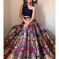 Banarasi Lehenga Choli For Women Black Designer Party Wear