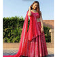 Pink Lehenga Choli Wedding Party Wear Lehnga Choli