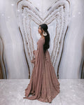 Beautiful Brown Lehenga Choli For Women