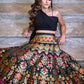 Banarasi Lehenga Choli For Women Black Designer Party Wear