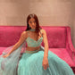 TURQUOISE COLOR  HEAVY QUALITY LEHENGA CHOLI