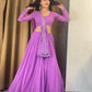 Lavender umbrella design trending lehenga Choli