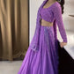 Lavender umbrella design trending lehenga Choli