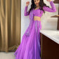 Lavender umbrella design trending lehenga Choli