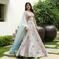 Gray Color Designer Trendy Party Wear Lehenga Choli