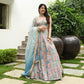 Gray Color Designer Trendy Party Wear Lehenga Choli
