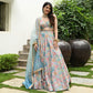 Gray Color Designer Trendy Party Wear Lehenga Choli