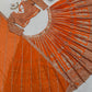 Indian Wedding Wear Orange Lengha Choli in Sequins Embroidered work Sabyasachi Lehenga