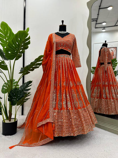 orange indian wedding dresses Pakistan and indian orange wedding dress Sareenaa