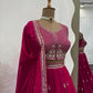 LEHENGA CHOLI WITH HEAVY EMBROIDERY WORK