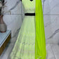 Parrot Green color Sequence Embroidery work Designer Lehenga Choli for Wedding & Haldi Function