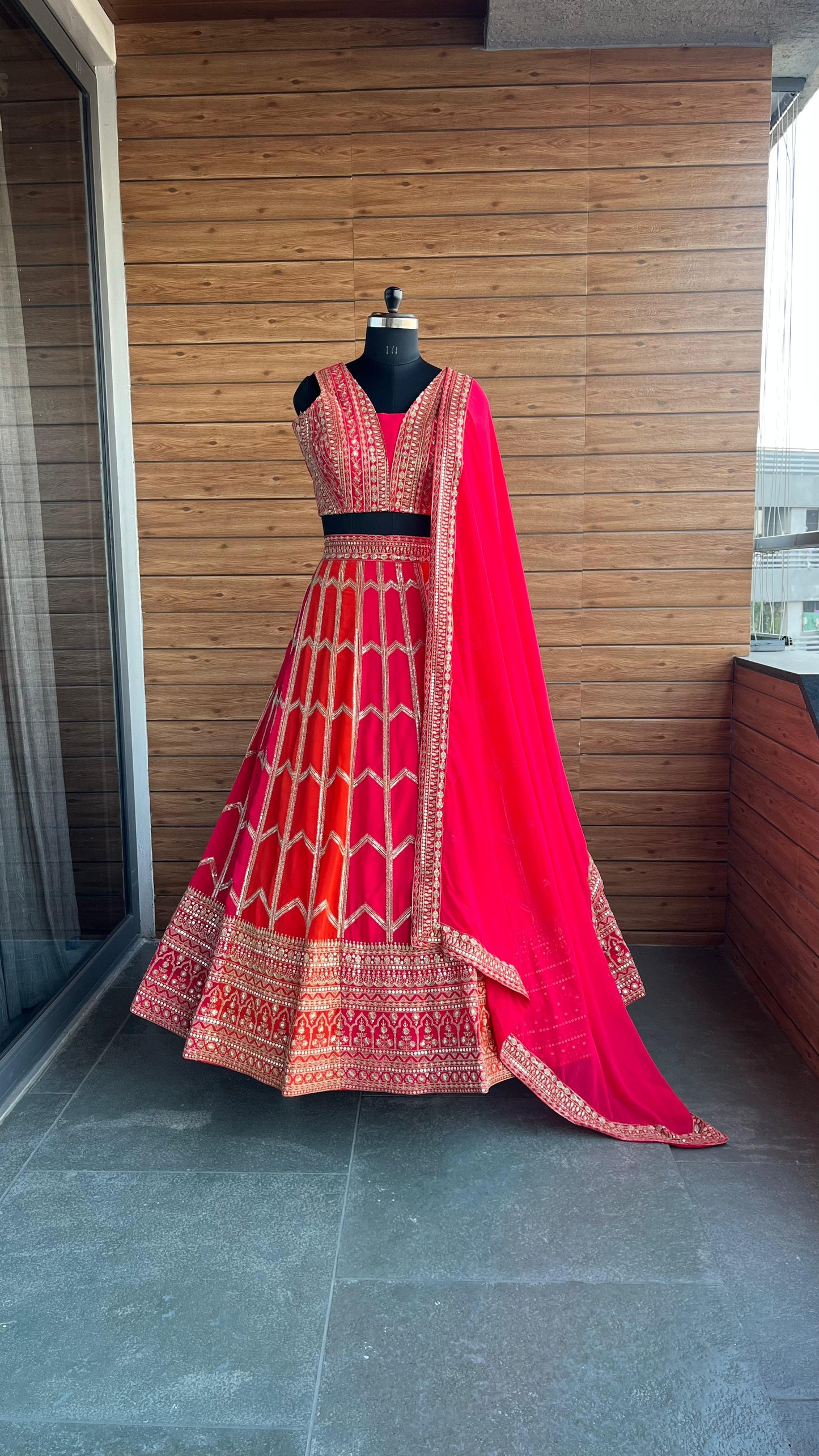 Georgette Thread With Sequence Work Lehenga choli