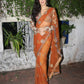 KATRINA KAIF HEAVY ORGANZA NET ORANGE SAREE