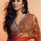 KATRINA KAIF HEAVY ORGANZA NET ORANGE SAREE