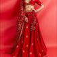 Red Color Georgette Sequence Work Designer Lehenga choli