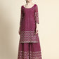 PARTY-WEAR-WINE-EMBROIDERY-SILK-SALWAR-SUIT