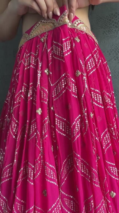TEACHERS-TRENDS-GEORGETTE-RANI-PINK-LEHENGA