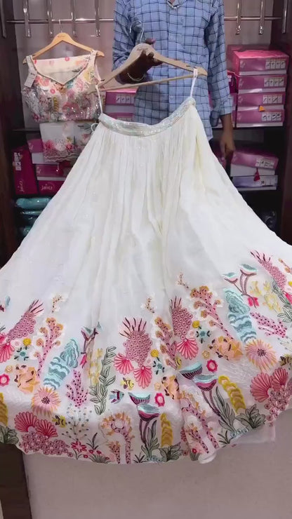 Beautiful lehenga Choli For Women Indian Designer Wedding