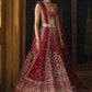 DARK-MAROON-TAFFETA-SILK-EMBRIDERED-LEHENGA