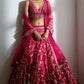 Red-Color-Wedding-Wear-Georgette-Sequence-Work-Lehenga-Choli