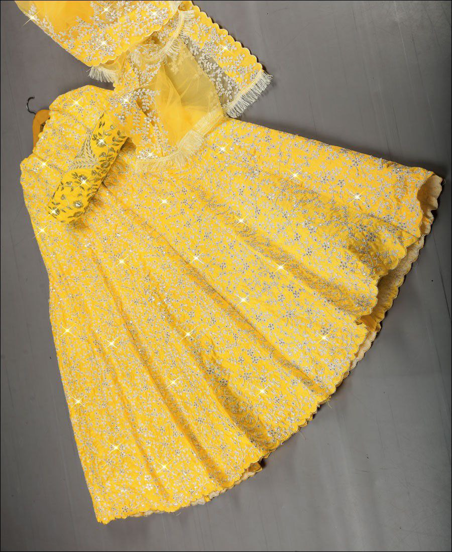 YELLOW-RESHAM-EMBROIDERED-SILK-BRIDESMAID