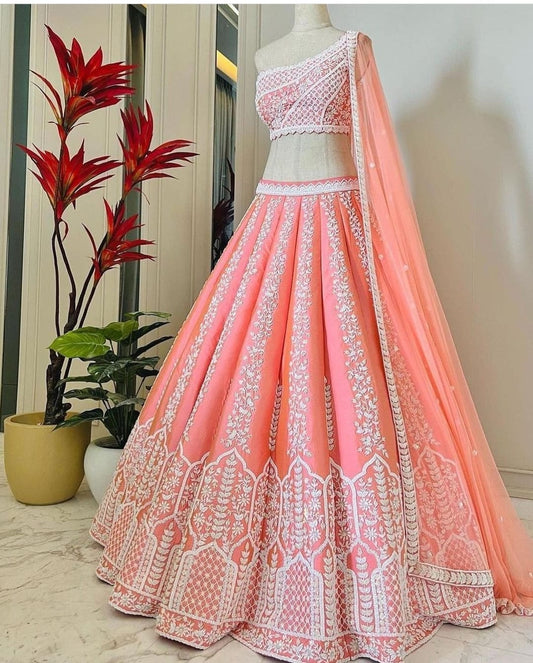 PARTY-WEAR-RE-BABY-PINK-EMBROIDERY-LEHENGA