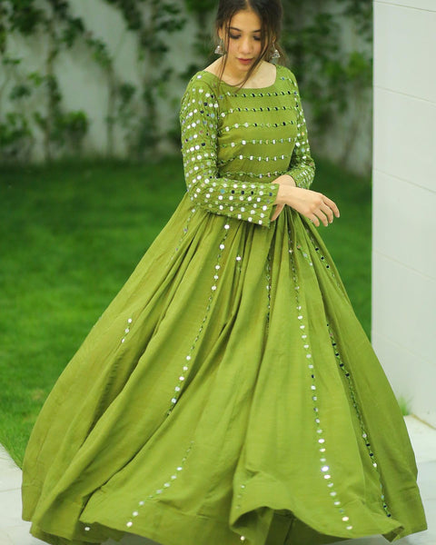Dresses in Sea Green Colour - Sea Green Bridal Wear