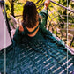 EXCLUSIVE-BRILLIANT-WORK-NET-GREEN-LEHENGA