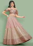 PEACH-COTTON-SILK-LEHENGAWITH-EMBROIDERY-WORK