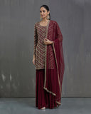 INVALUABLE-EMBROIDERED-MAROON-SALWAR-SUIT